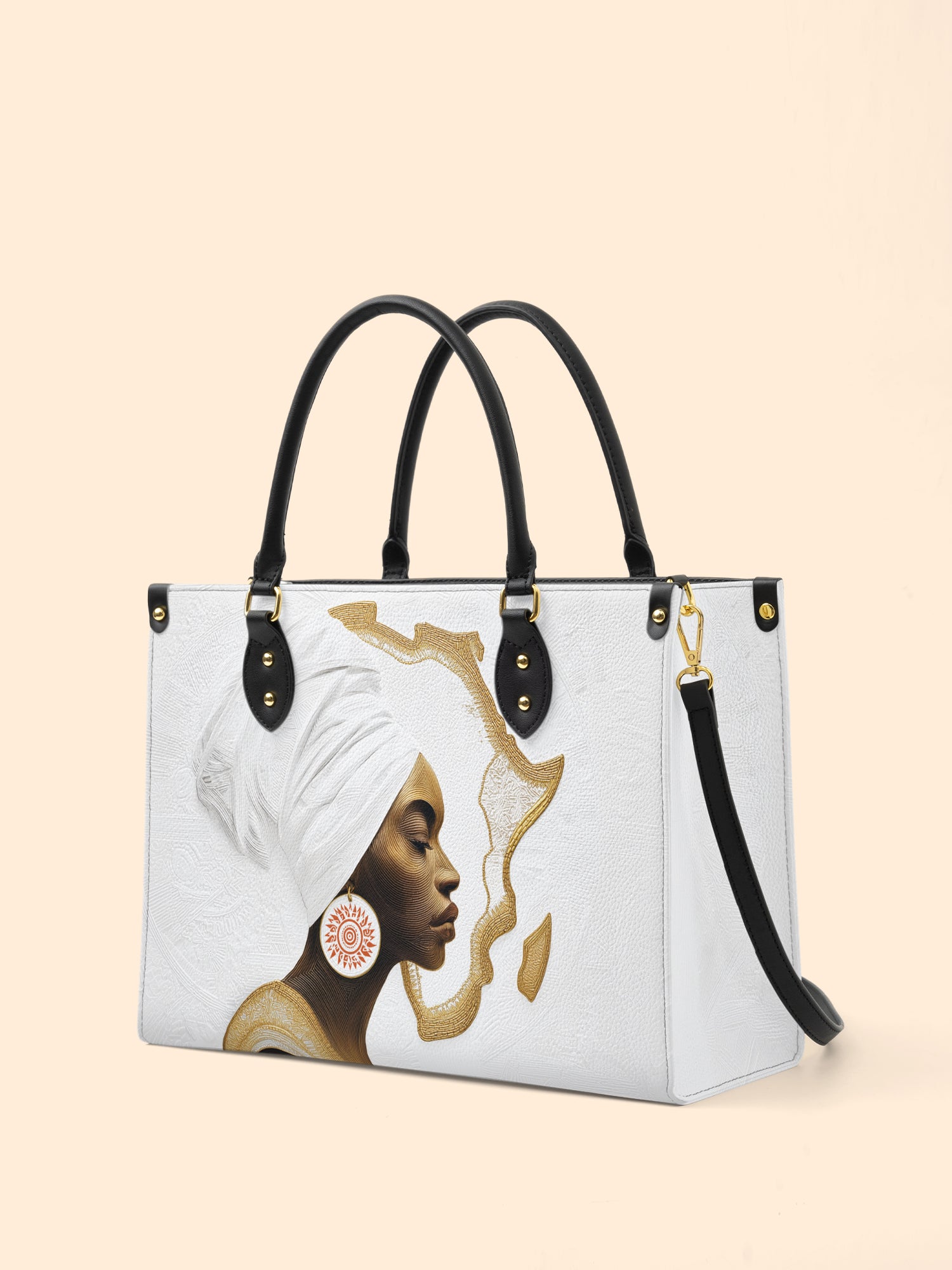 Sacred Continent Premium Leather Handbag QR0TD334