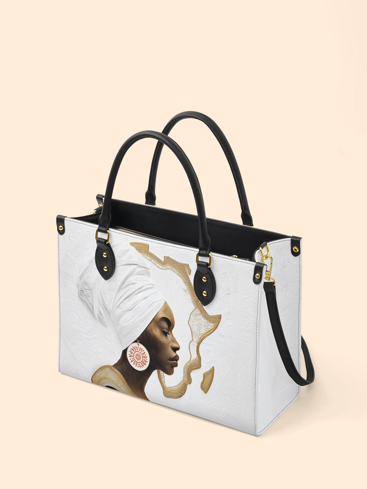 Sacred Continent Premium Leather Handbag QR0TD334