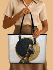 Crowned In Heritage Leather Bucket Bag QR0TV197