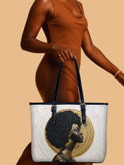 Crowned In Heritage Leather Bucket Bag QR0TV197