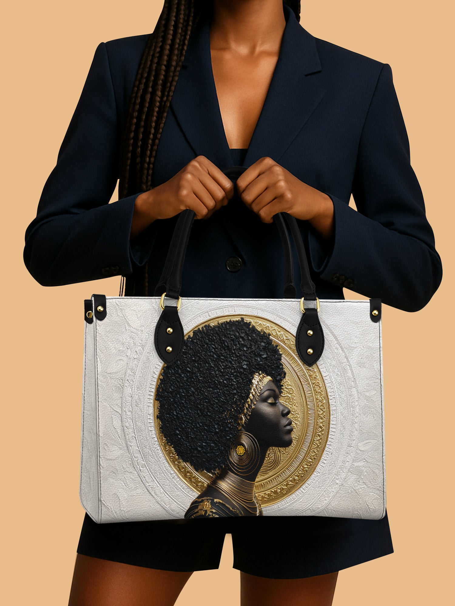 Crowned In Heritage Premium Leather Handbag QR0TV196