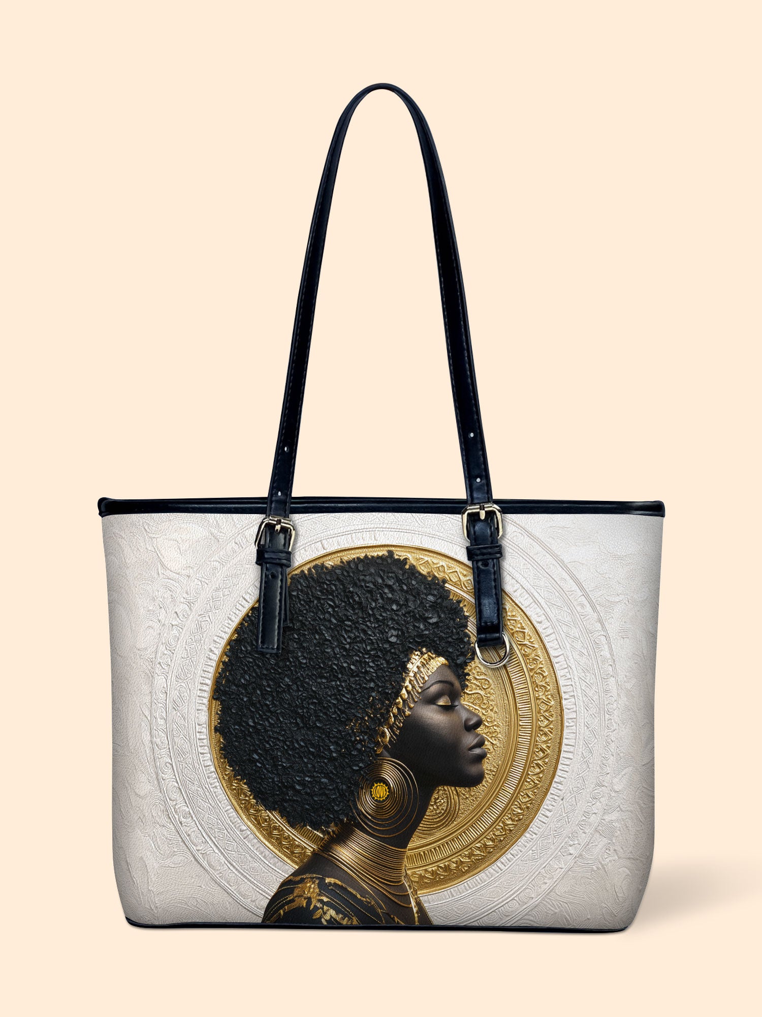 Crowned In Heritage Leather Bucket Bag QR0TV197