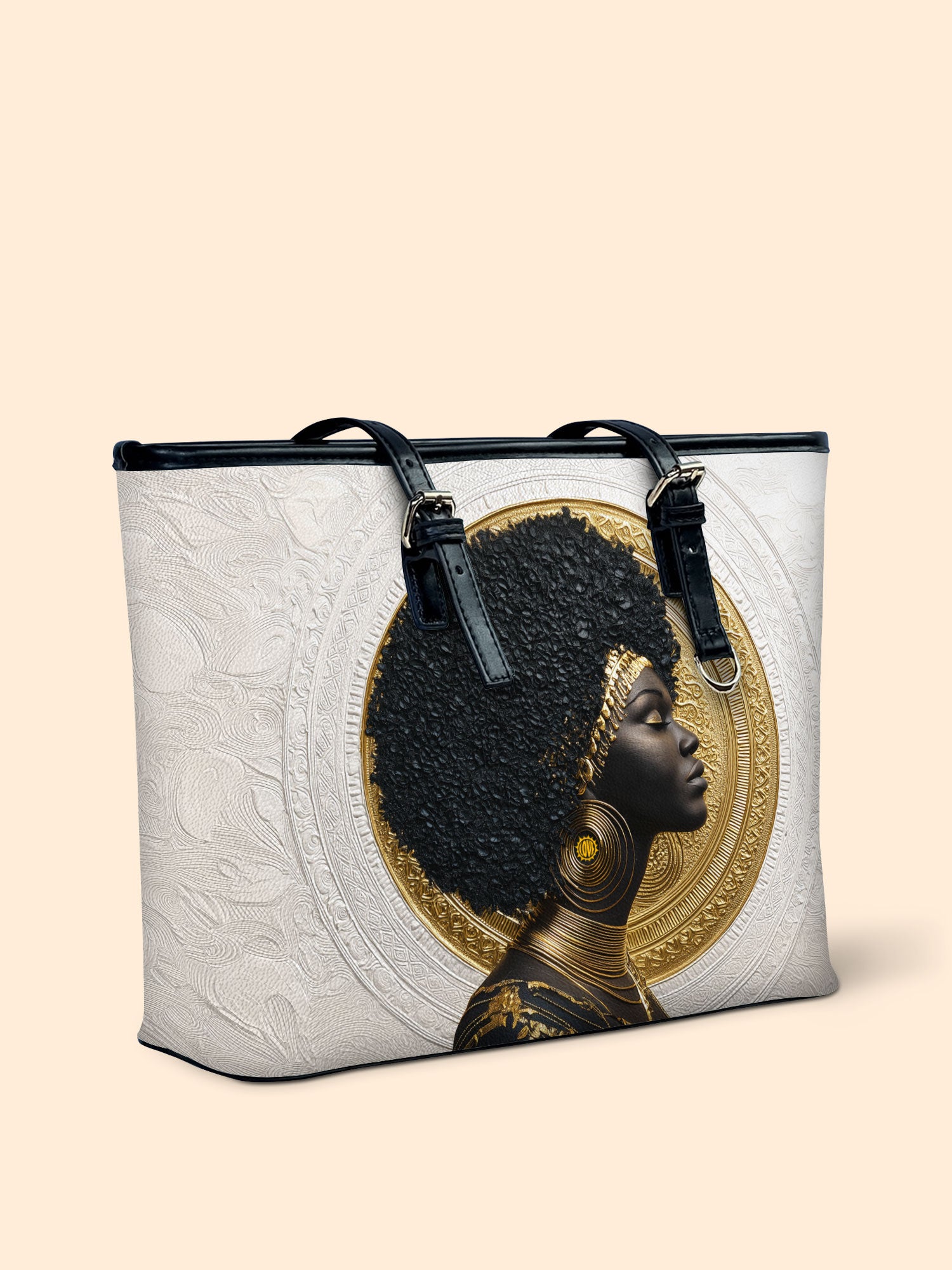 Crowned In Heritage Leather Bucket Bag QR0TV197