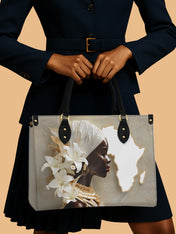 African Brilliance Premium Leather Handbag QR0XD536