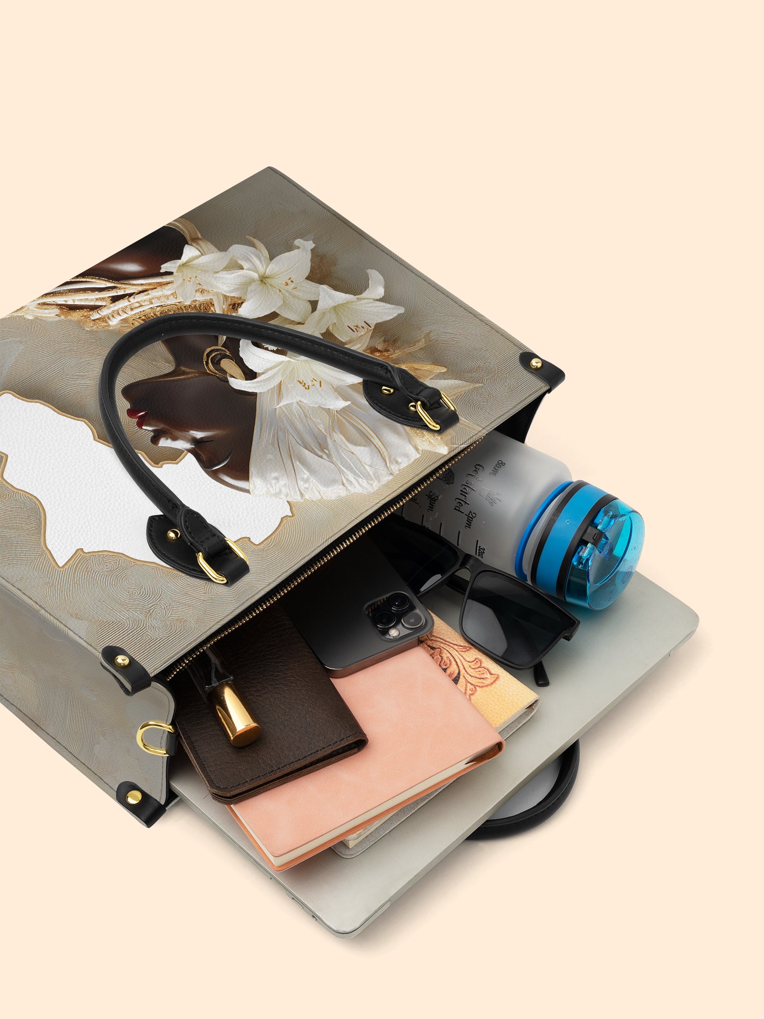 African Brilliance Premium Leather Handbag QR0XD536