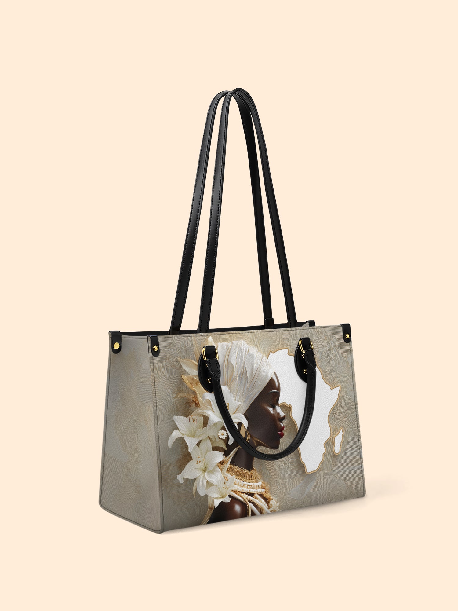 African Brilliance Premium Leather Handbag QR0XD536