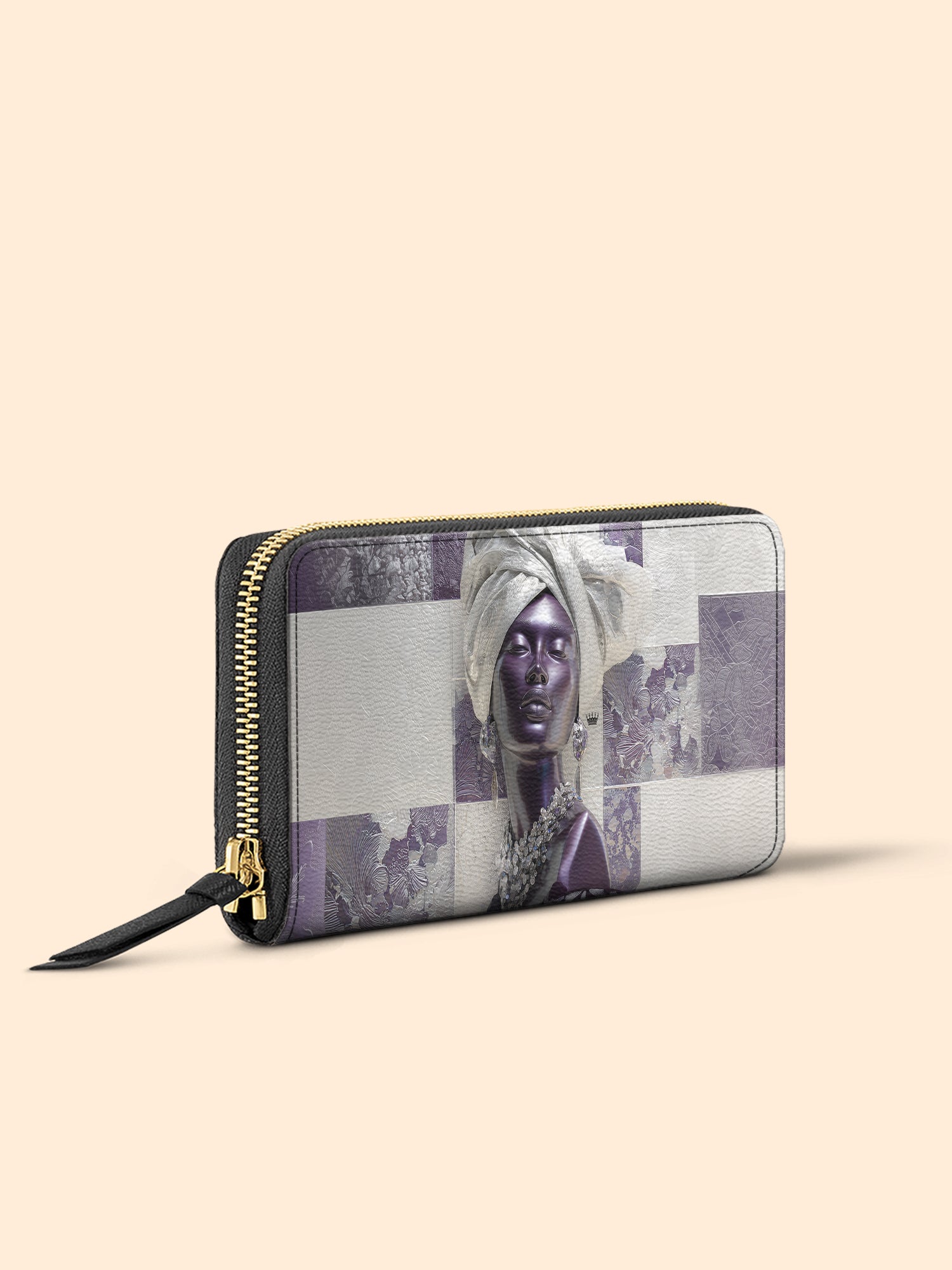 Amethyst Crown Slimline Zippy Wallet QR0TD438