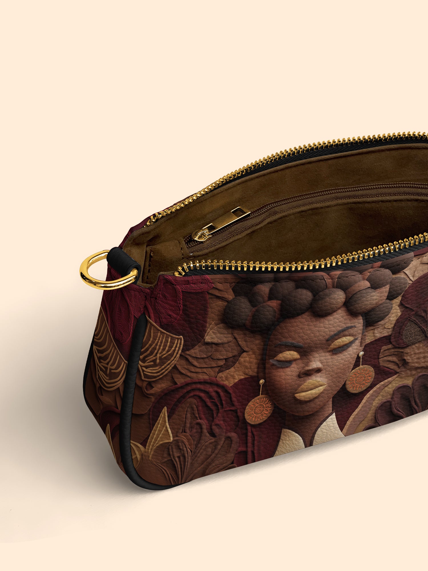 Crowned In Circle Classic Zip Pochette QR0TD138
