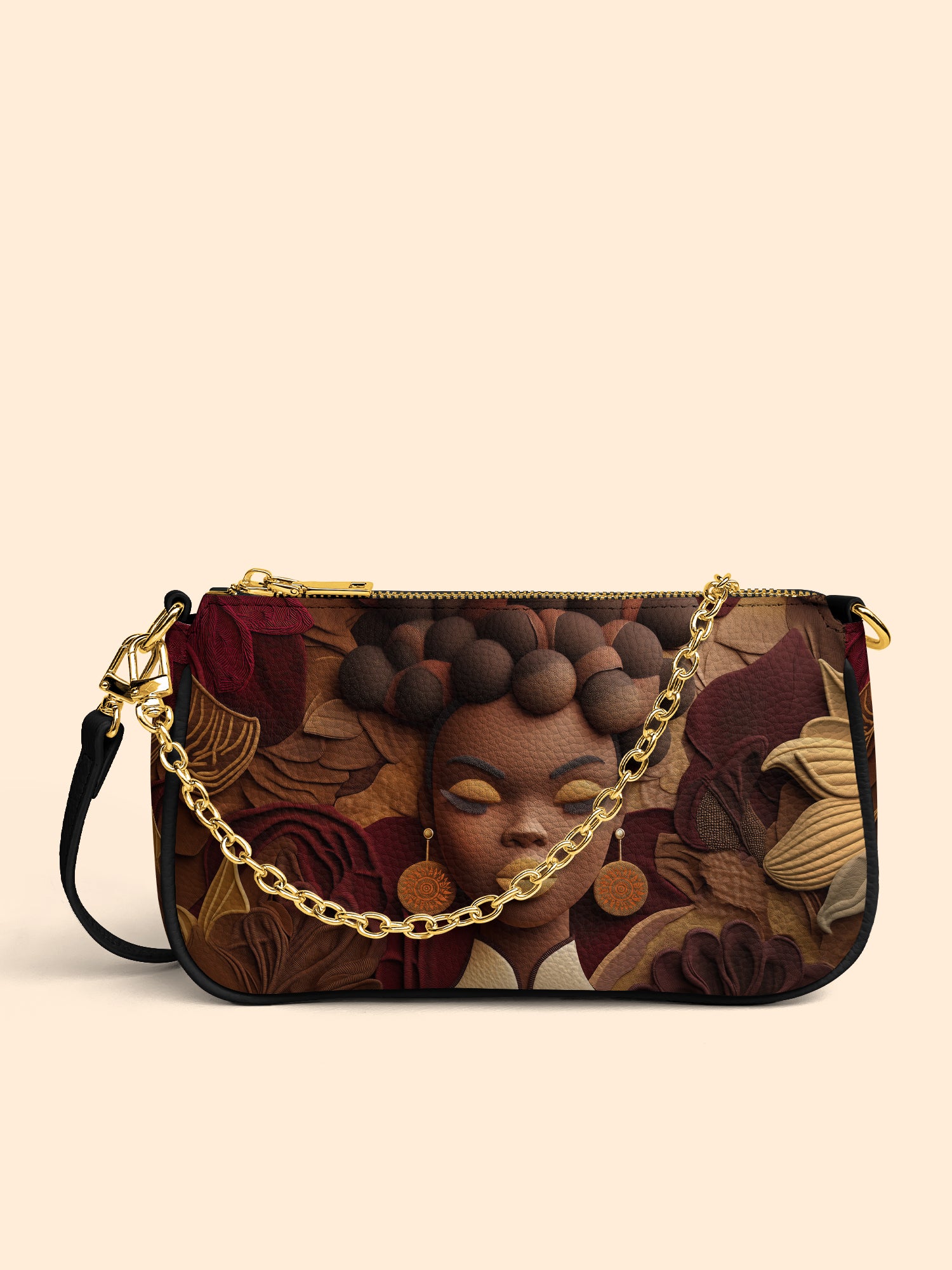 Crowned In Circle Classic Zip Pochette QR0TD138