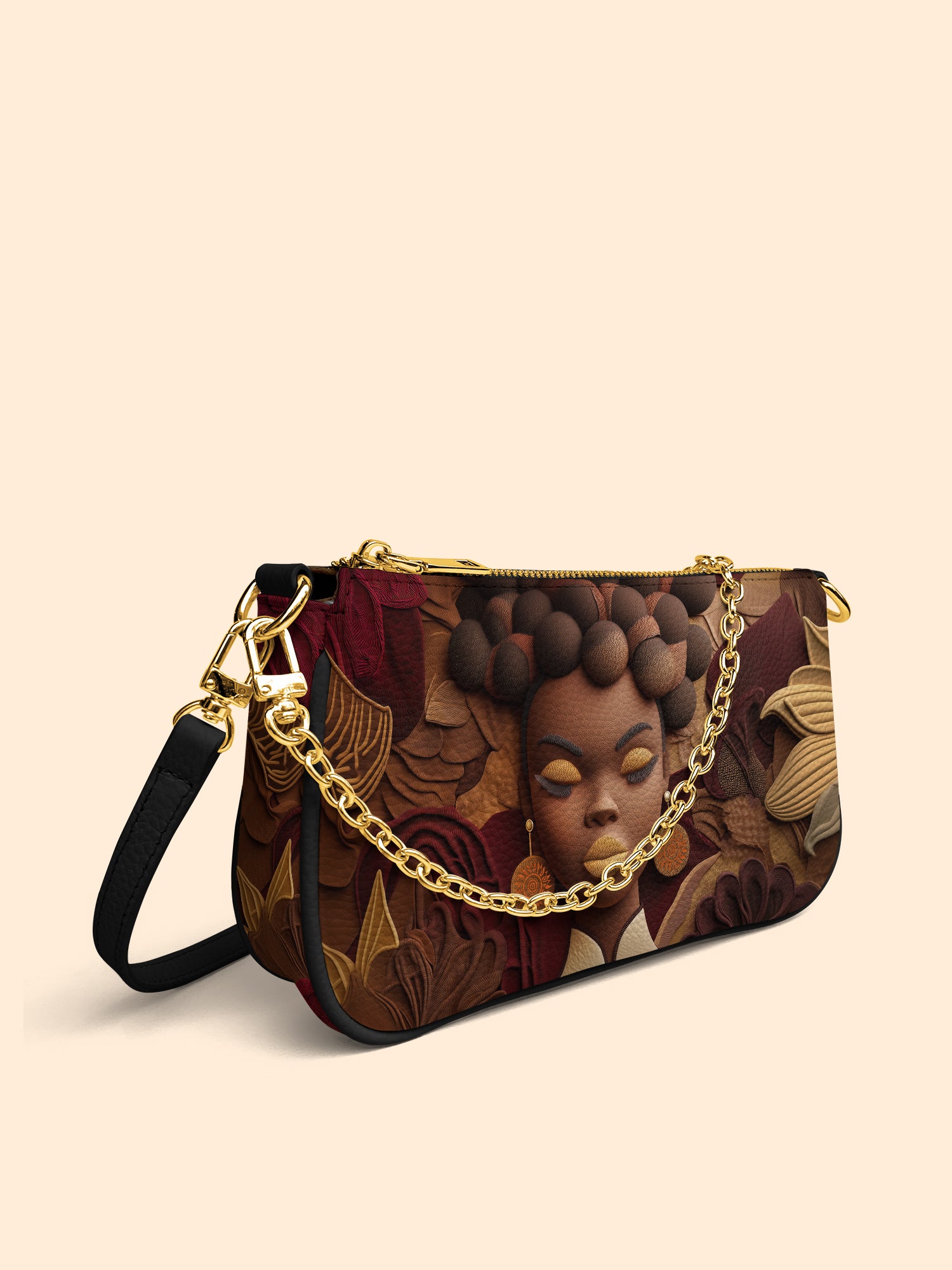 Crowned In Circle Classic Zip Pochette QR0TD138