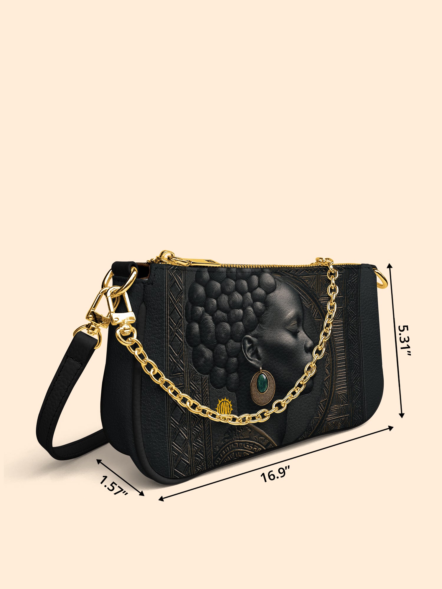 Black Essence Classic Zip Pochette QR0TD285