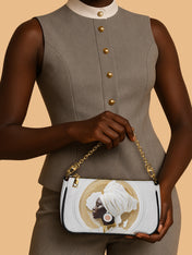 Motherland White Classic Zip Pochette QR0TD333