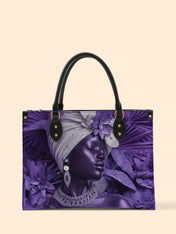 Violet Majesty Premium Leather Handbag QR0TD439