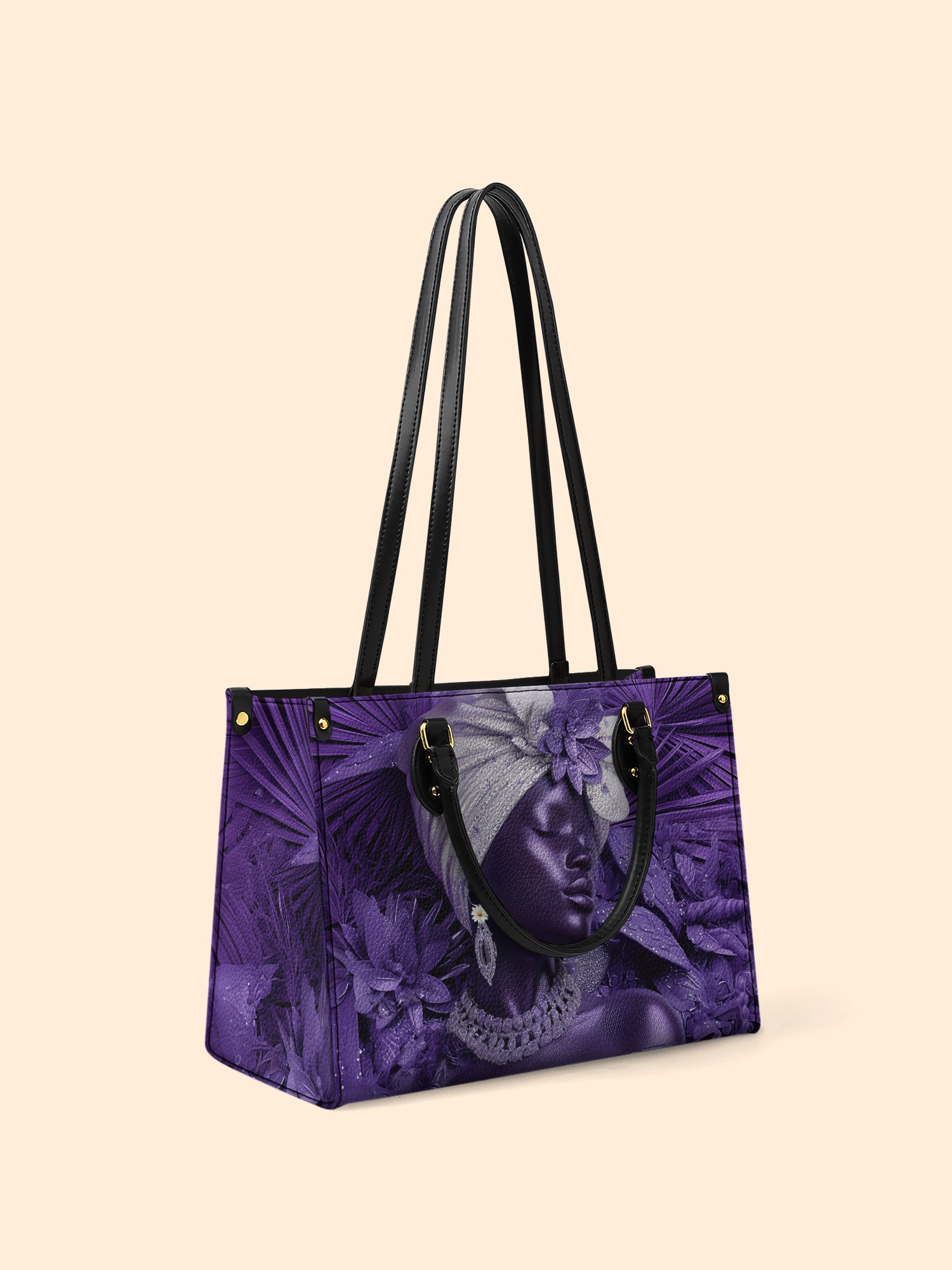 Violet Majesty Premium Leather Handbag QR0TD439