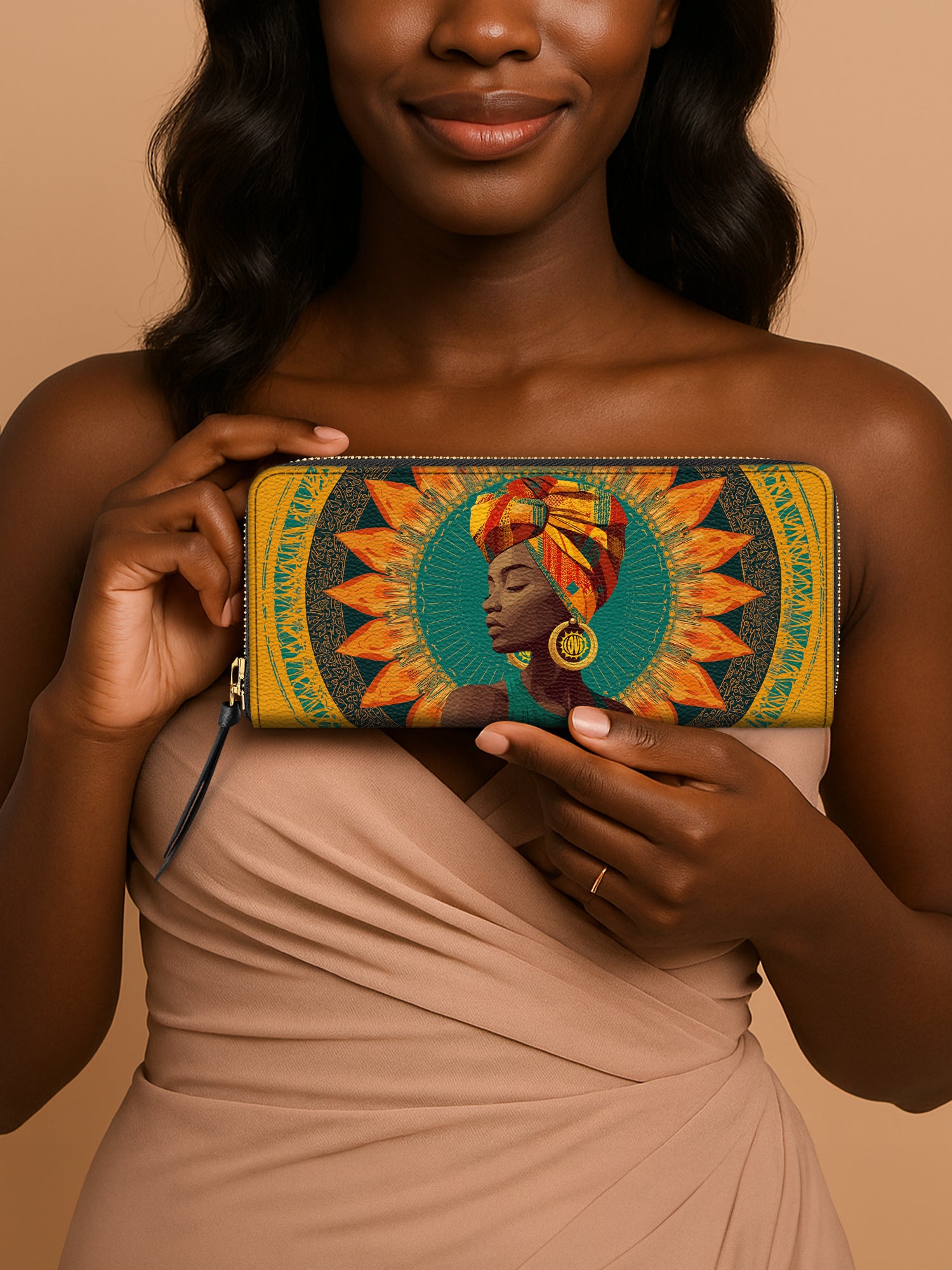 Amber Sun Spirit Slimline Zippy Wallet QR0TV213