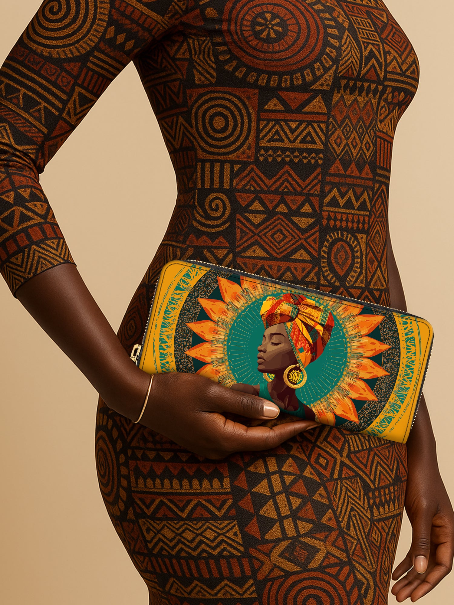 Amber Sun Spirit Slimline Zippy Wallet QR0TV213