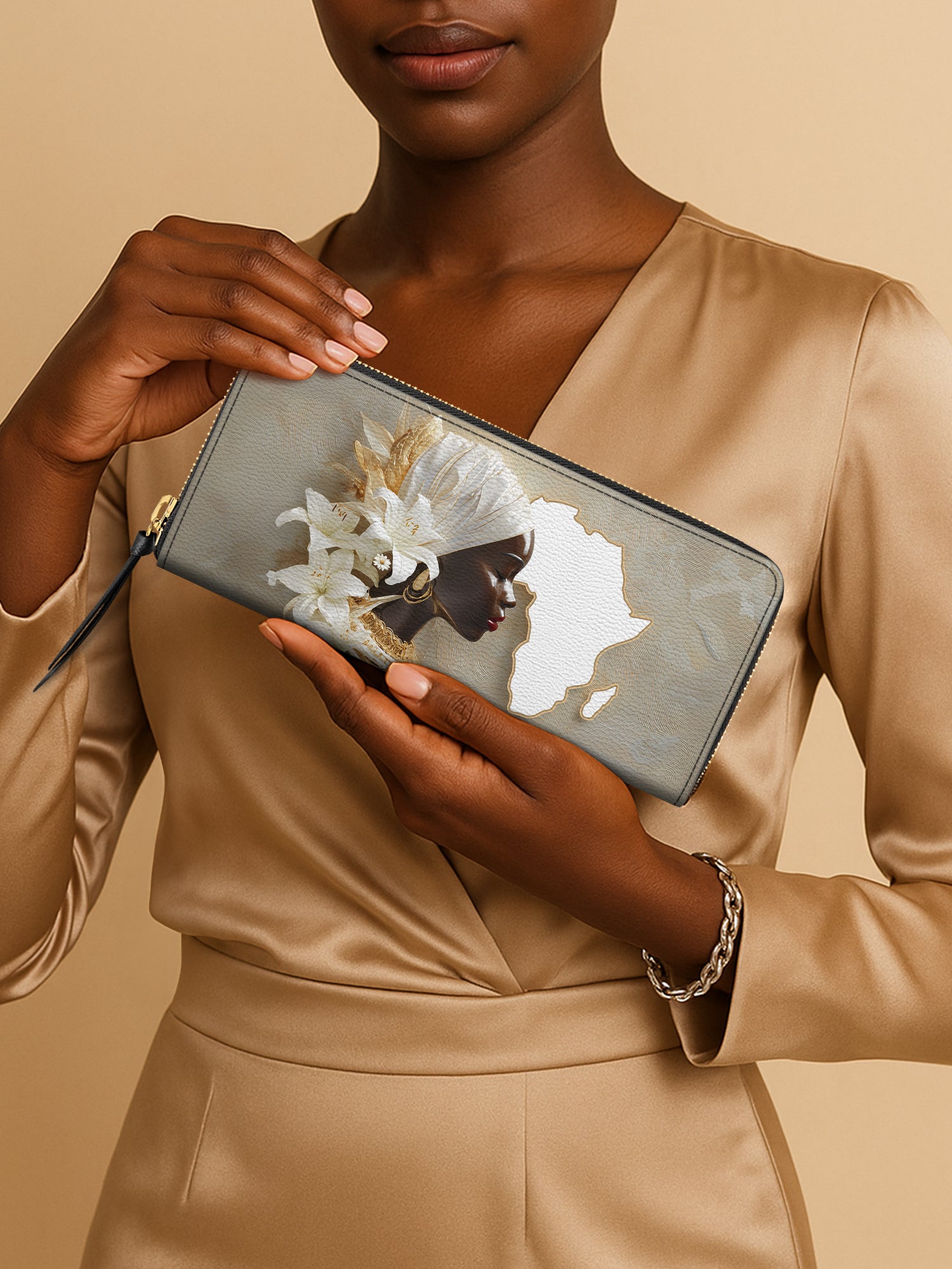 African Brilliance Slimline Zippy Wallet QR0XD556