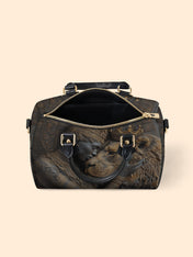 Desert Empress Leather Boston Bag QR0HH148