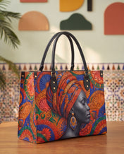Ancestral Veil Premium Leather Handbag QR0TD701