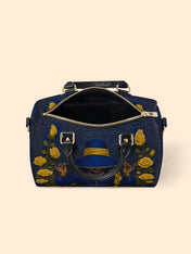 Regal Bloom Leather Boston Bag QR0HH216