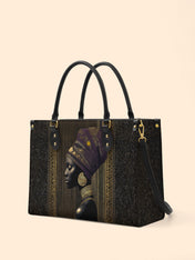 Golden Veil Premium Leather Handbag QR0TV164
