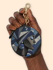 Amira Sol Circular Coin Pouch Bag Charm QR0XD406