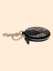 Wild Grace Circular Coin Pouch Bag Charm QR0TV134