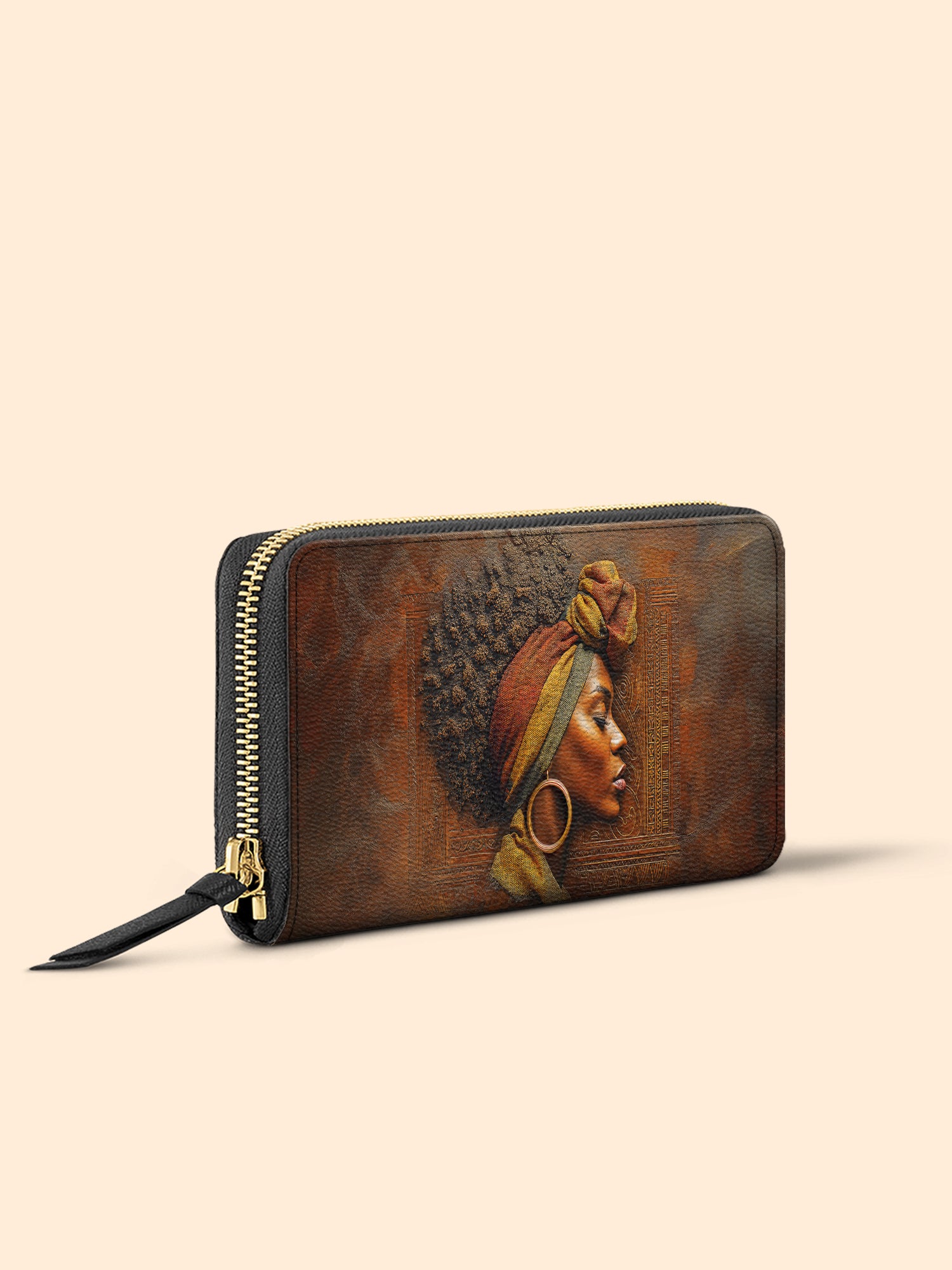 Afro-Elegance Slimline Zippy Wallet QR0HH031