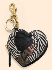 Wild Grace Heart Coin Pouch Bag Charm QR0TV134