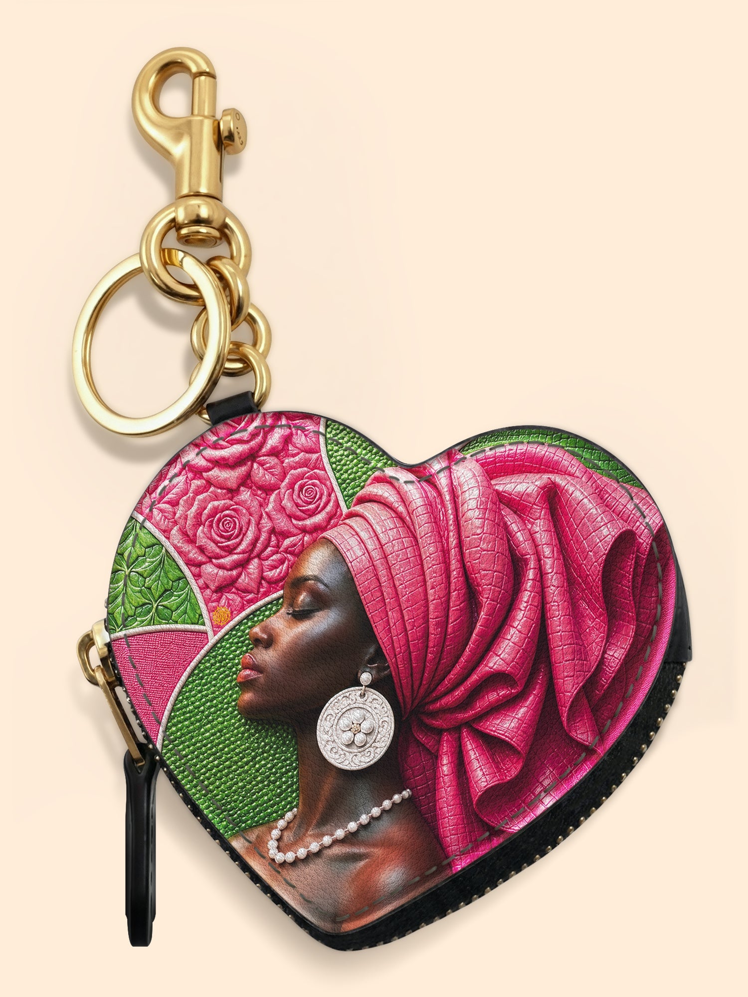🎁 Bloom Worthy Heart Coin Pouch Bag Charm QR0TD706 (100% off)