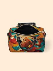 Sunwoven Leather Boston Bag QR0TV044