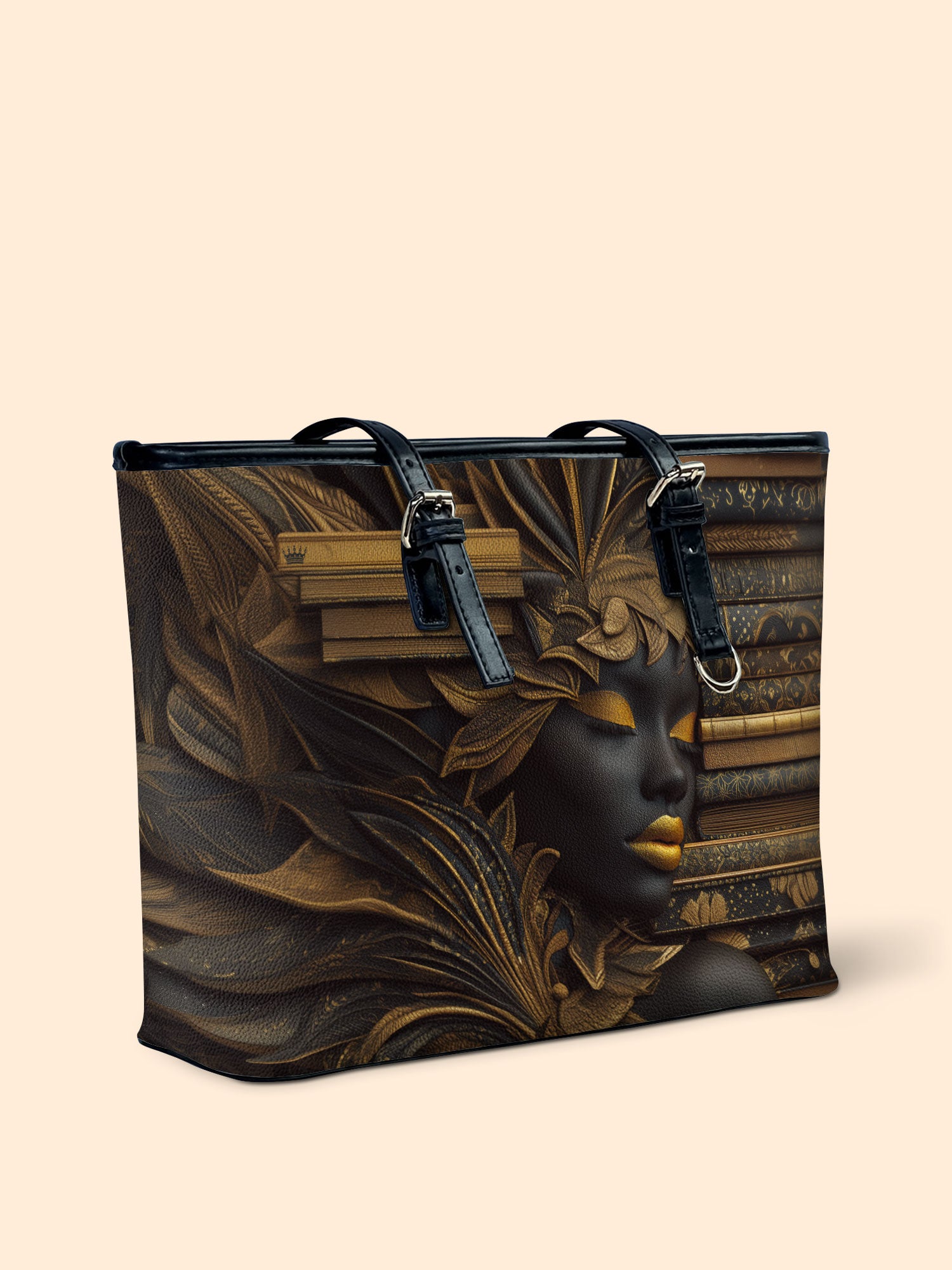 Pages of Wisdom Leather Bucket Bag QR0TD423