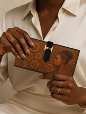 Luminous Shades Tab Closure Wallet