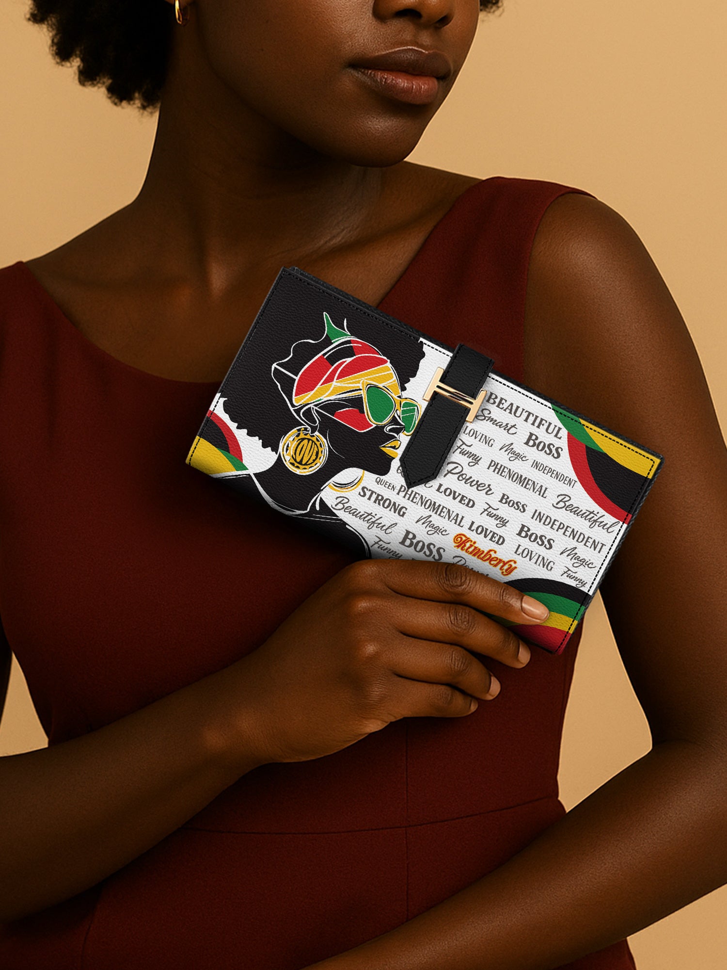 Phenomenal Love Tab Closure Wallet
