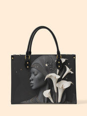 Lunar Silhouette Premium Leather Handbag QR0TD207