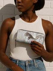 Ebony Dust Slimline Zippy Wallet QR0TD451