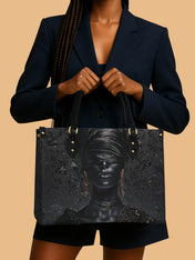 Noir Force Premium Leather Handbag QR0XD507