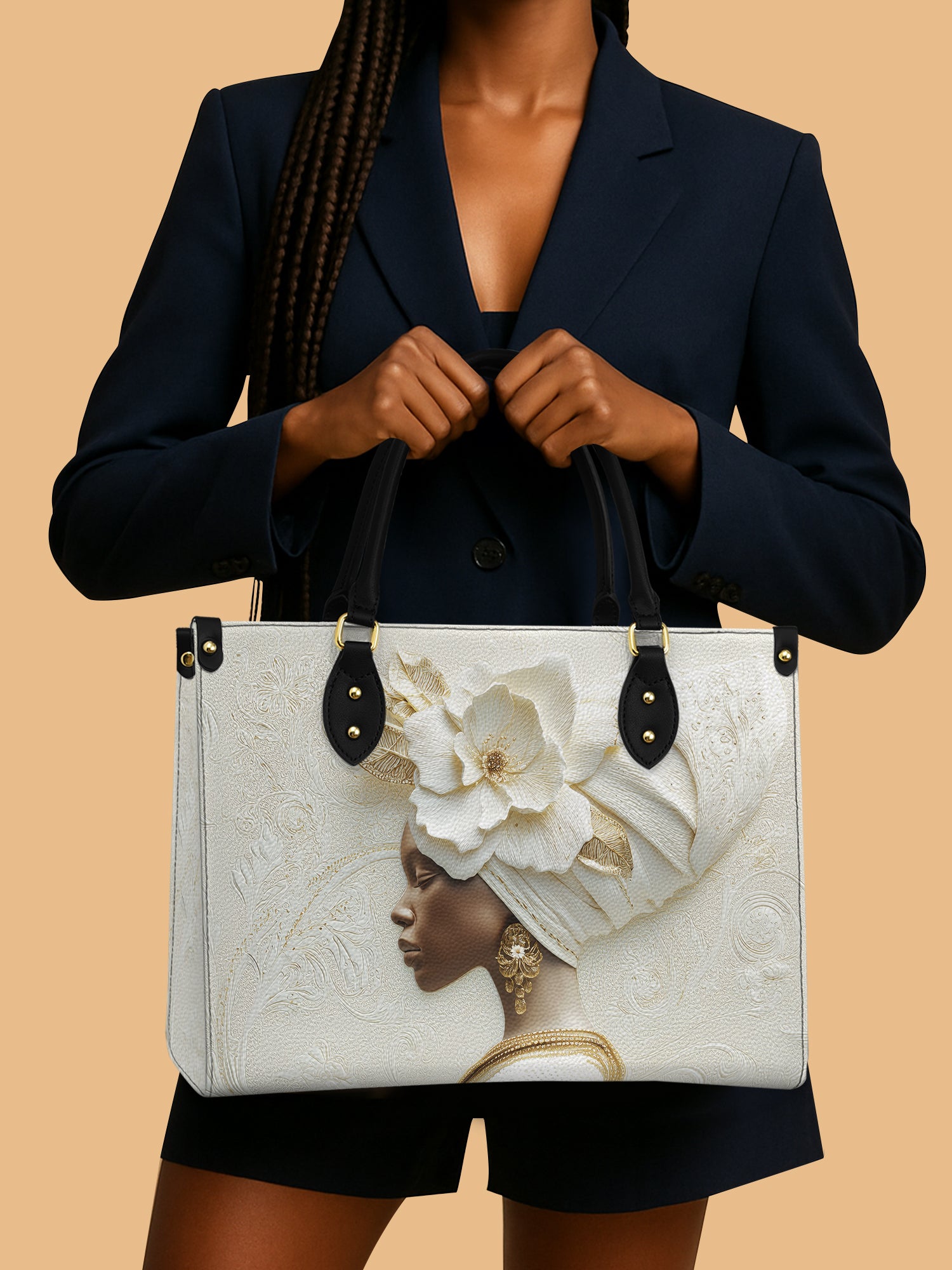Pearl Serenity Premium Leather Handbag QR0TV148