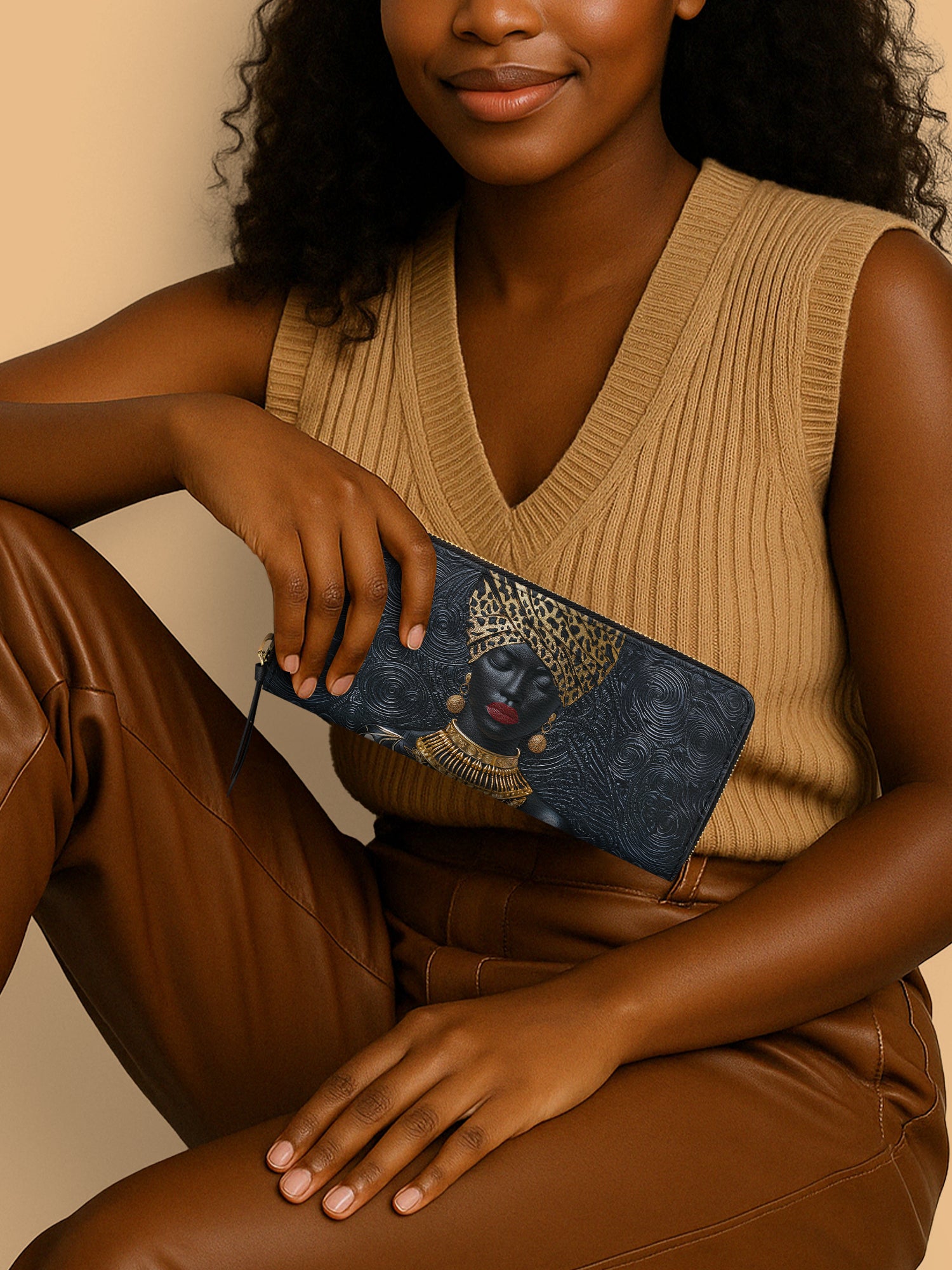 Golden Majesty Slimline Zippy Wallet QR0XD746