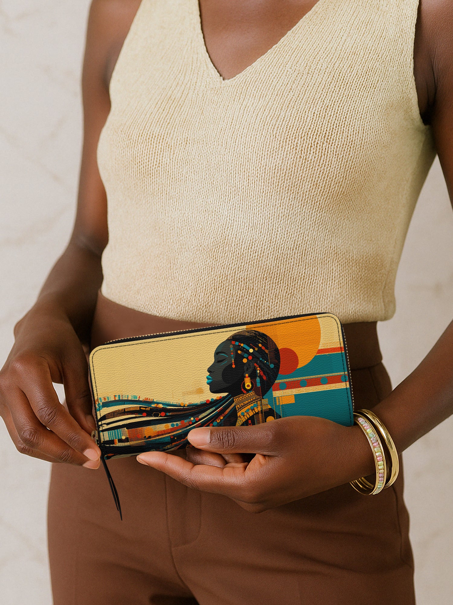 Spirit Of Sahara Slimline Zippy Wallet QR0TV188