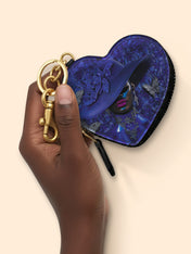 Faithful Halo Heart Coin Pouch Bag Charm QR0XD643