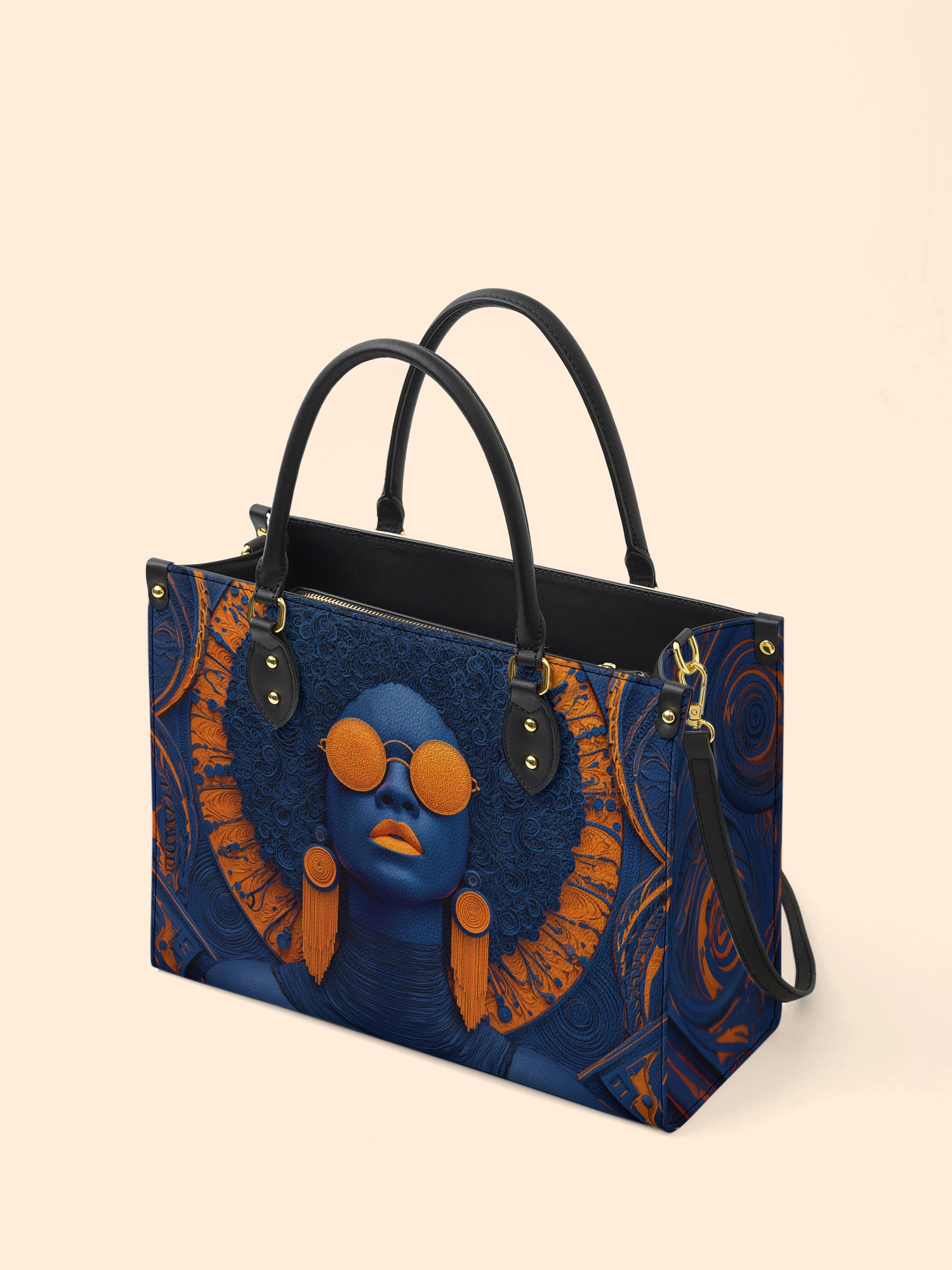 Steel Stare Premium Leather Handbag QR0TD316