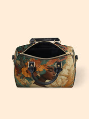 Blossom Divinity Leather Boston Bag QR0HH070