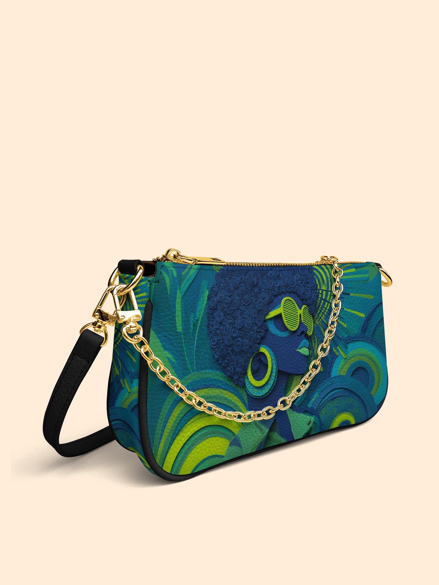 Noir Gaze Classic Zip Pochette QR0TD312