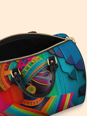 Wrapped Legacy Leather Boston Bag QR0TD242
