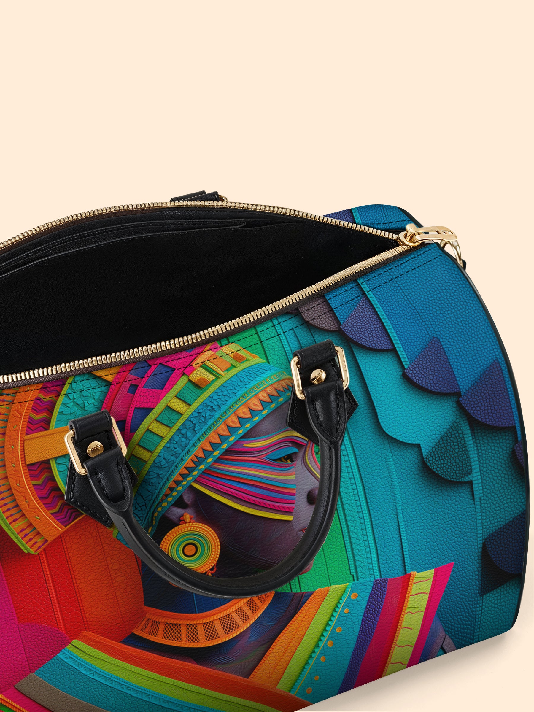 Wrapped Legacy Leather Boston Bag QR0TD242