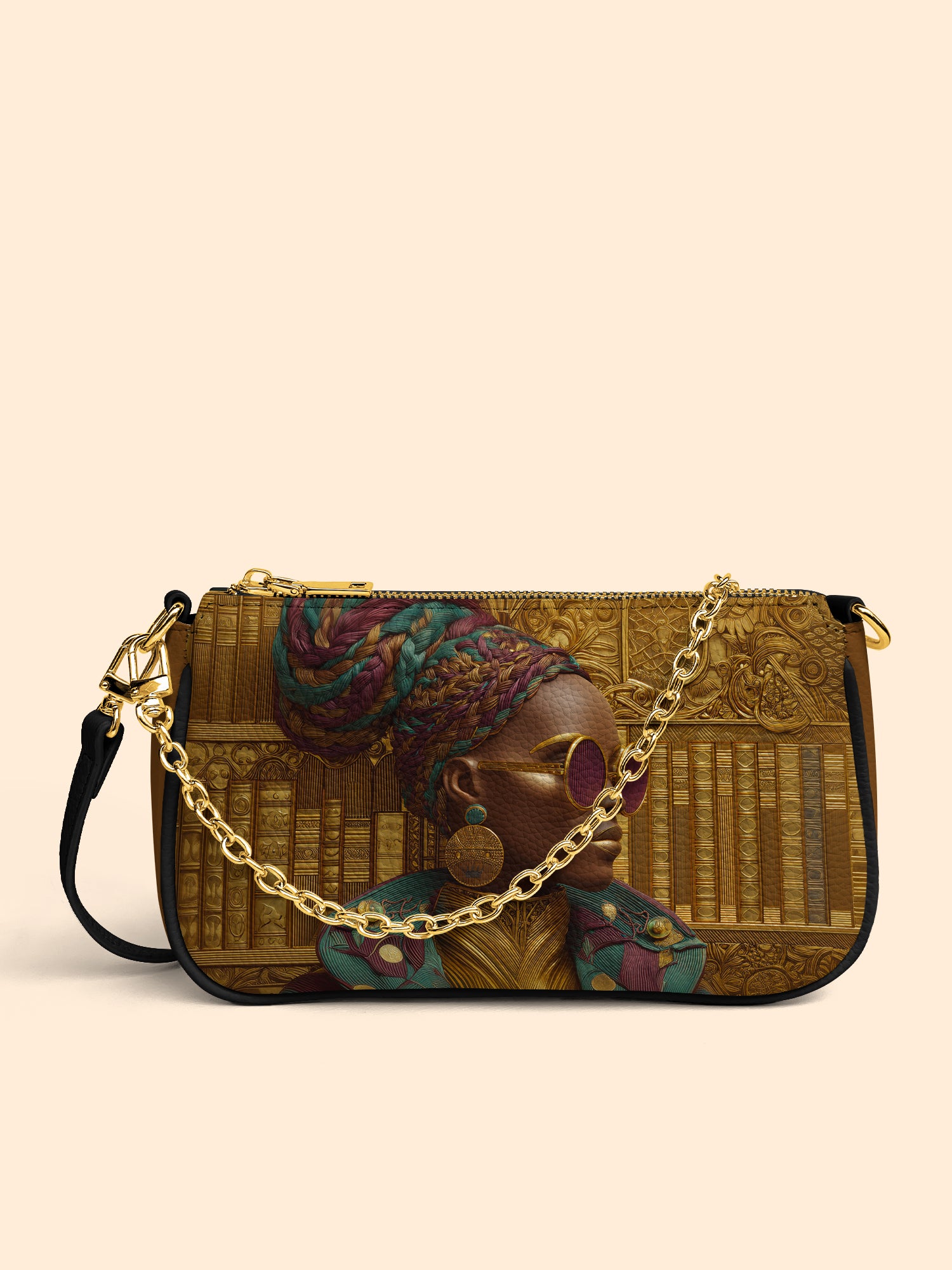 Crown And Knowledge Classic Zip Pochette QR0XD440
