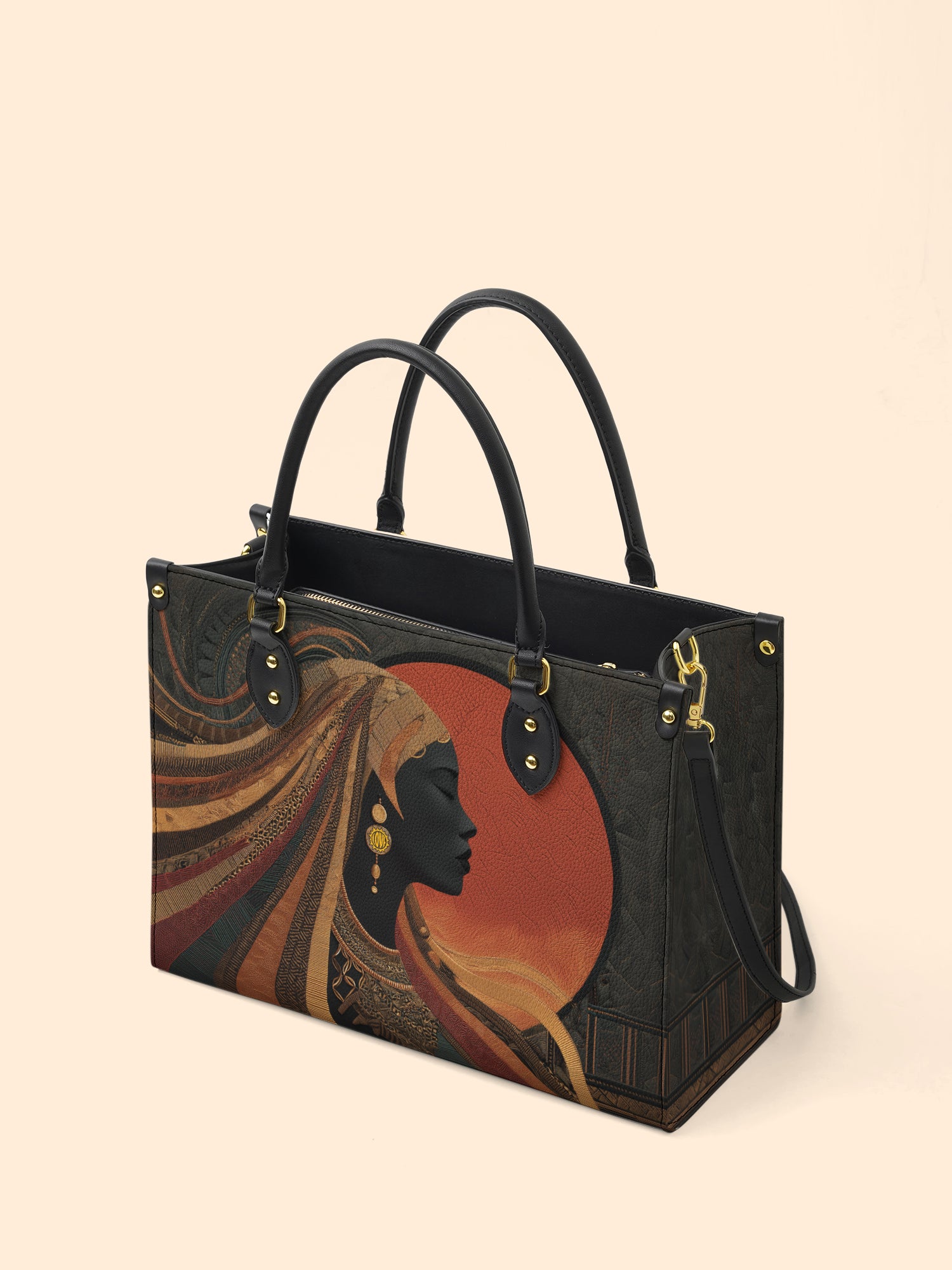 Spiral Oracle Premium Leather Handbag QR0XD199
