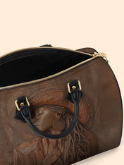 Cowgirl Vibes Leather Boston Bag QR0TD301