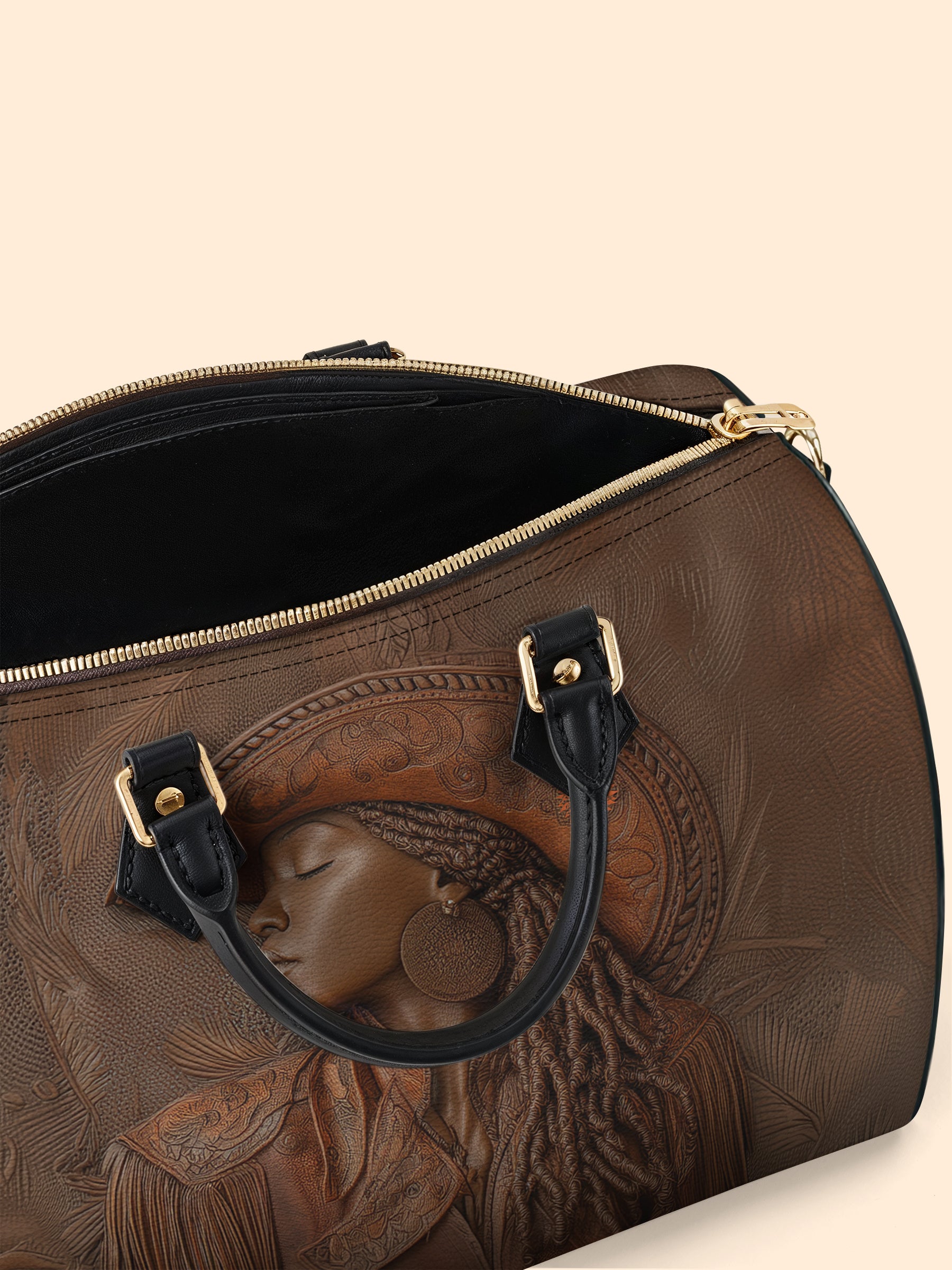 Cowgirl Vibes Leather Boston Bag QR0TD301